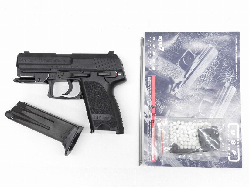 KSC] USP コンパクト システム7 ABSブラック マウントカスタム (中古