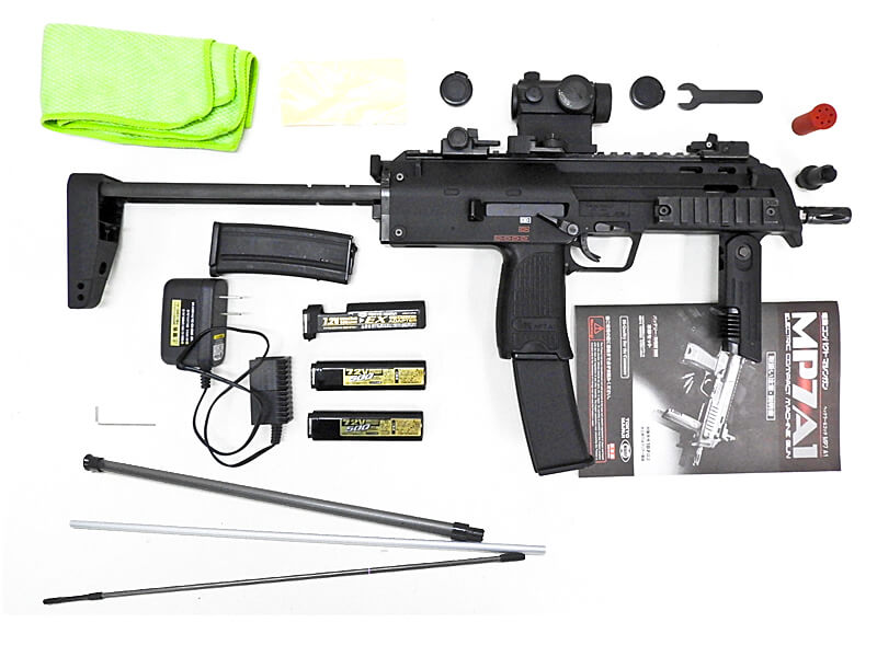 東京マルイ] MP7A1 電動コンパクトSMG T1タイプドットサイト付き (中古