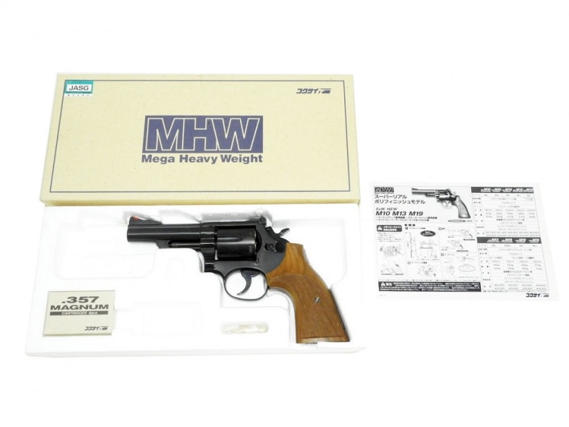 コクサイ] ニュー S&W M19 4インチ MHW NO.425 木製グリップカスタム