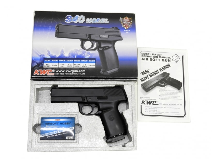 KWC] S&W シグマ40F エアコッキング (新品)の販売ページ｜エアガン.jp