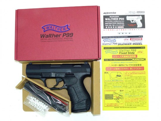 マルゼン] ワルサー P99 FS フィクスドスライド サイレンサーモデル