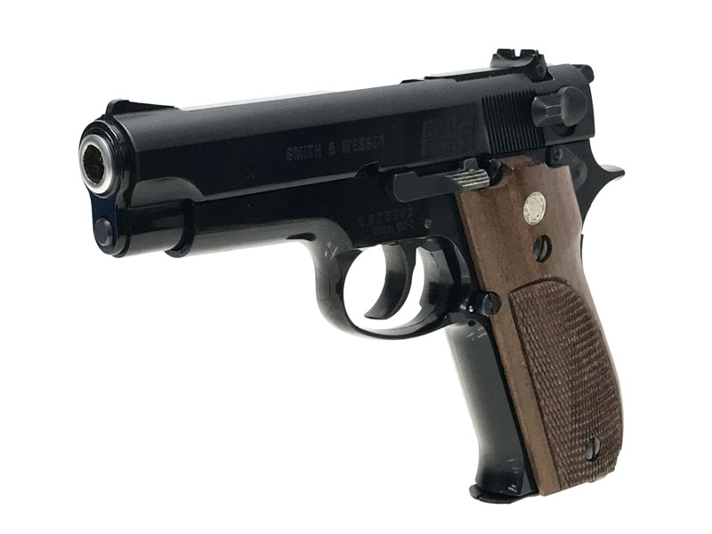 MGC] S&W M39 ABS 発火モデルガン オープンカート仕様 木製グリップ