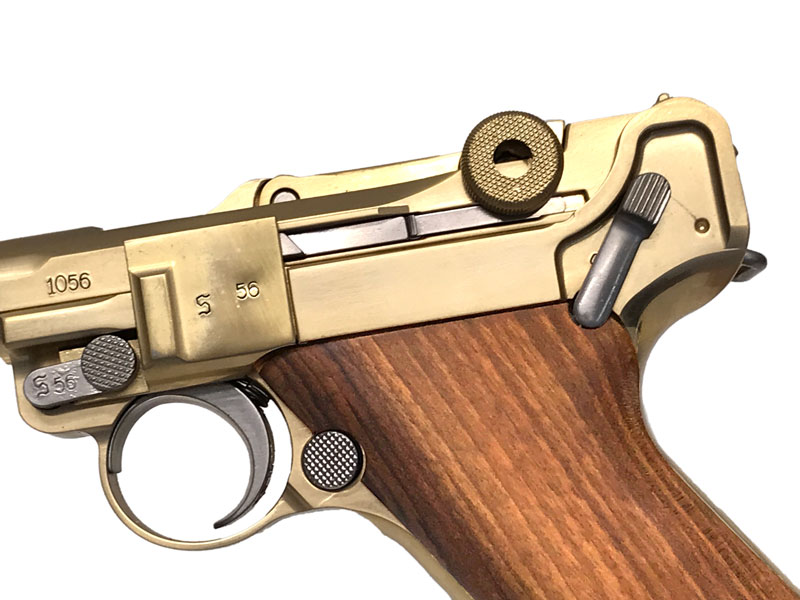 マルシン] ルガー P08 4インチ Parabellum 金属モデルガン 木製
