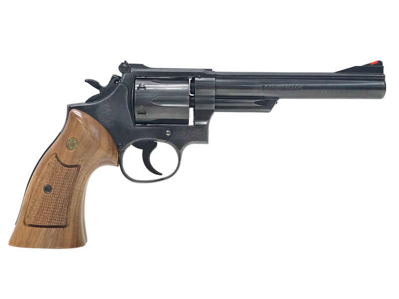 コクサイ] S&W M19 6インチ HW No.206 木製グリップカスタム (中古)の