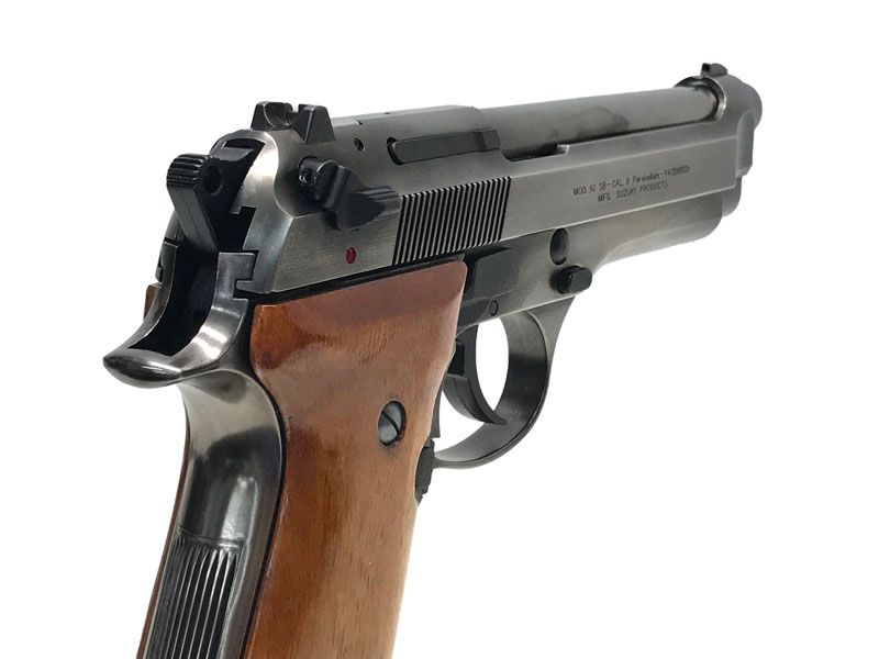 ACG/スズキ] ベレッタM92SB ABS 発火モデルガン 木製グリップカスタム