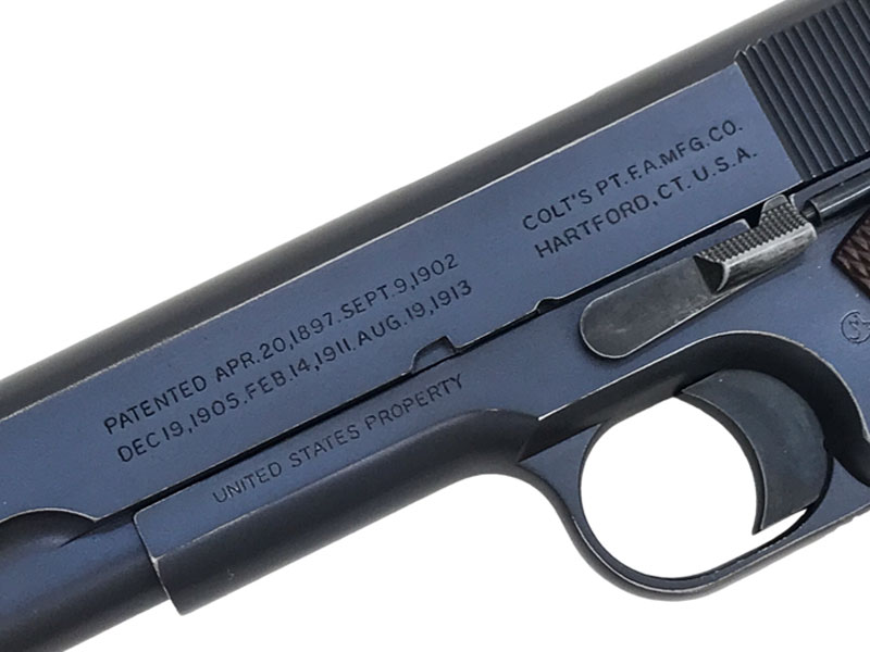 WA] コルト M1911U.S.ARMY ガスブローバック ブルーイング風塗装