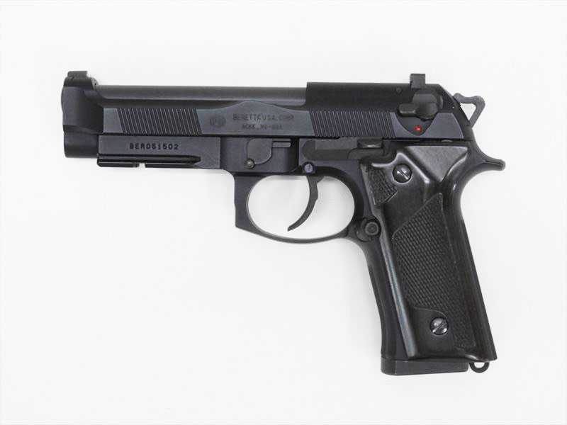 WA] ベレッタ M92FS エリート CQB HW-ブラック 木製グリップ (中古)の