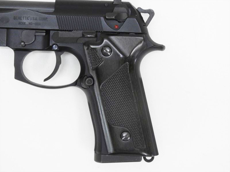 WA] ベレッタ M92FS エリート CQB HW-ブラック 木製グリップ (中古)の