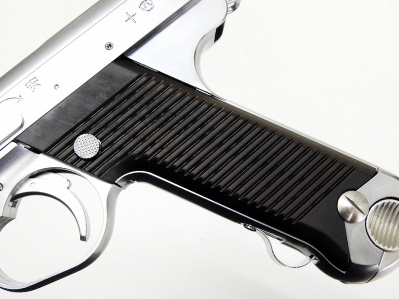 マルシン] 南部14年式 後期モデル 6mmBB シルバーABS プラグリップ仕様