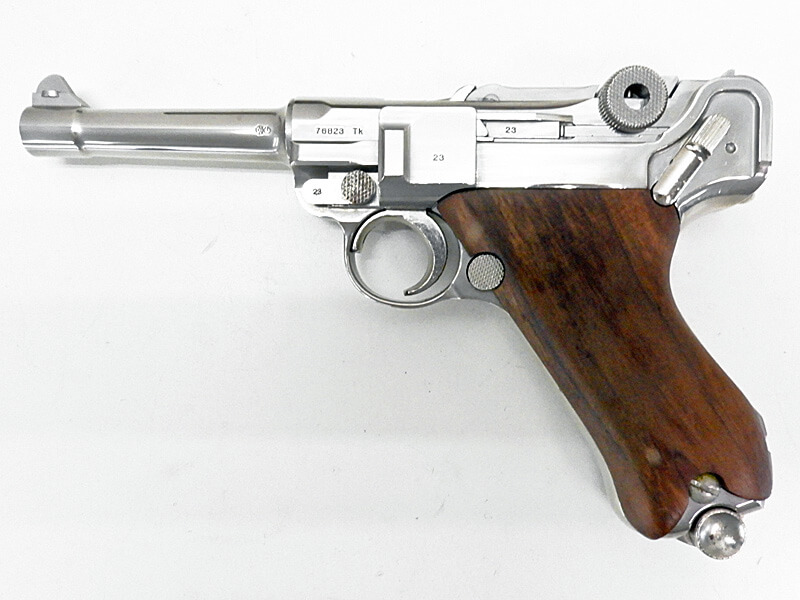 東京マルイ ルガー P08 ステンレス塗装 カスタム 改修品 10禁 東京