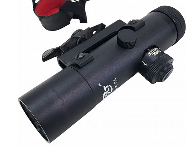 コルト_COLT] 4x20 実物スコープ ショート 3倍〜 キャリングハンドル