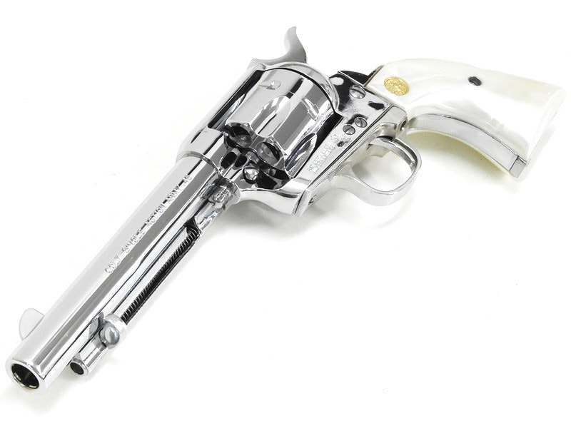 HWS] コルト SAA.45 アーティラリー オールシルバー 発火モデルガン