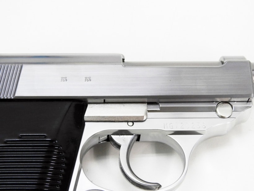 マルゼン] ワルサーP38 シルバー ブルーパッケージ ガスブローバック