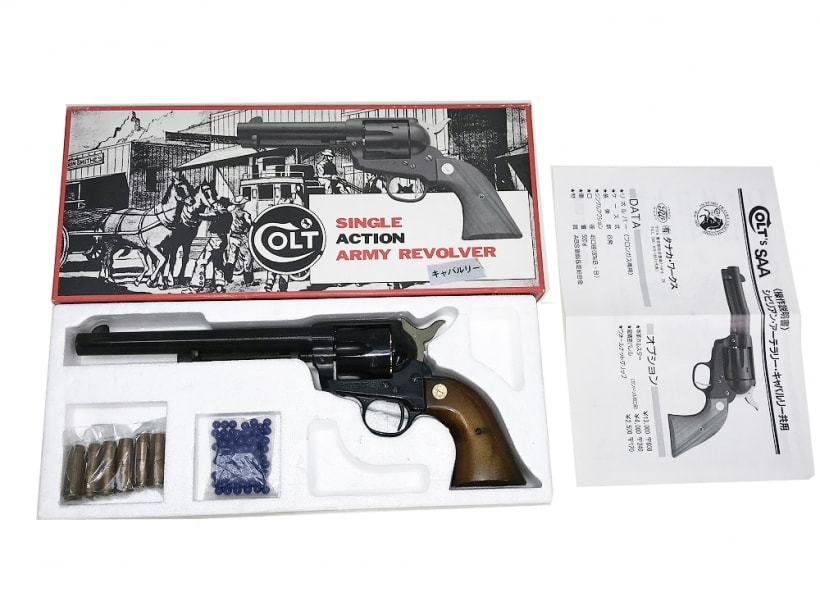 タナカ] コルト SAA キャバルリー 初期モデル 金属カート付 (中古)の