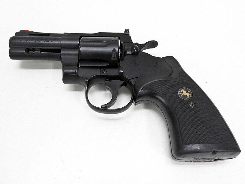 コクサイ] コルトパイソン .357 3インチ ブラック ガスリボルバー