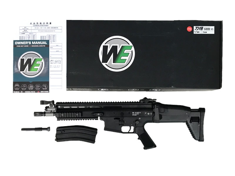 WE] SCAR-L GBB V3 BK ガスブローバック (新品)の販売ページ｜エアガン.jp