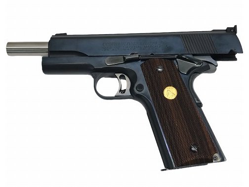 WA] コルト ゴールドカップ ナショナルマッチ ガスブローバック ブルー