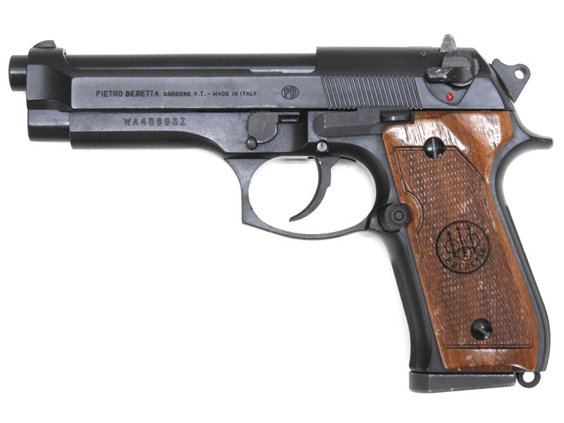 WA] ベレッタ M92FS ABS マグナブローバック ガスガン ロゴ入り木製