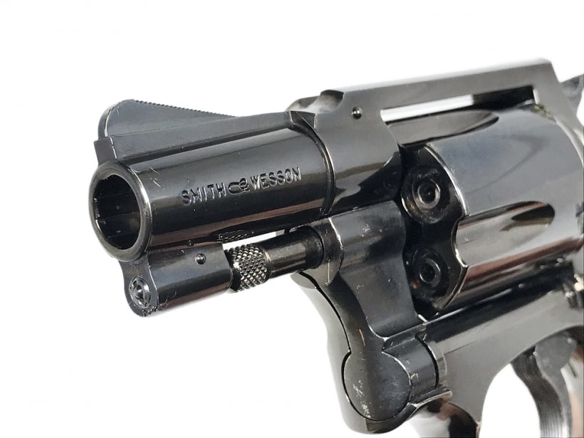 コクサイ】s&w M64モデルガン+交換用木グリ