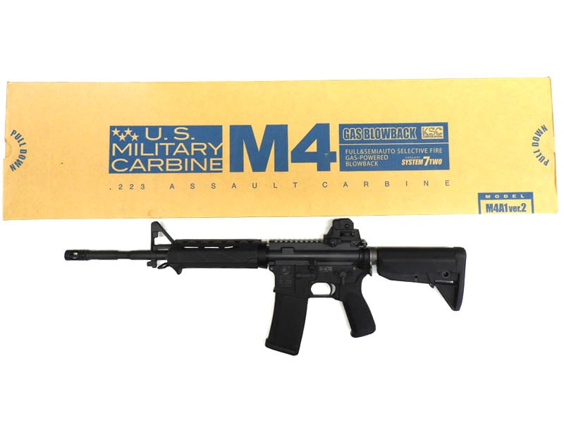 KSC] M4A1 ver.2 GBB ガスブローバックライフル BCMフルカスタム (中古