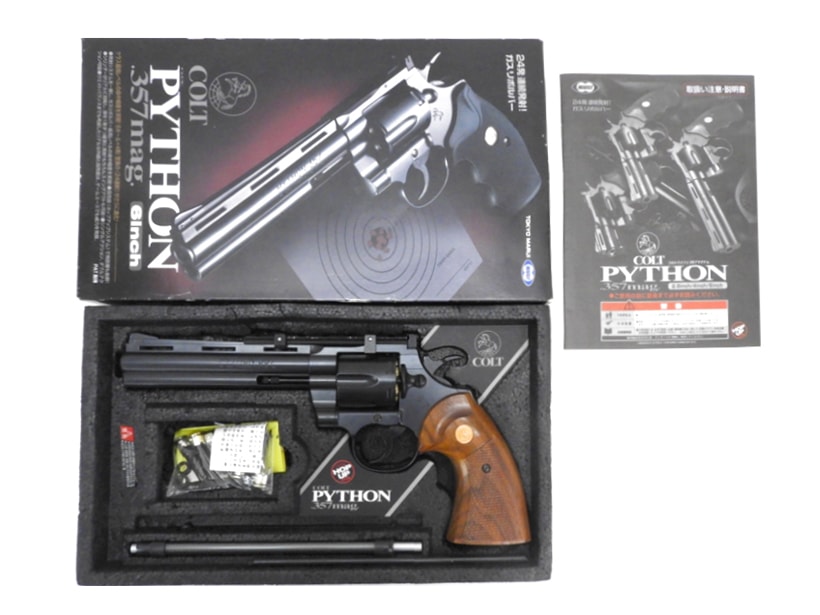 東京マルイ] コルトパイソン 6インチ ガスリボルバー ライブカート