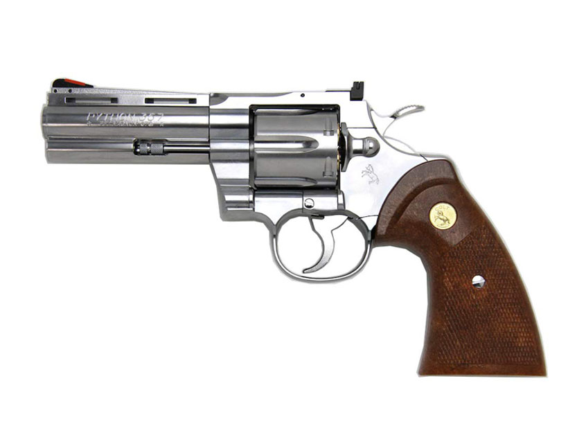 タナカ] コルトパイソン 357マグナム 4インチ Rモデル ステンレス