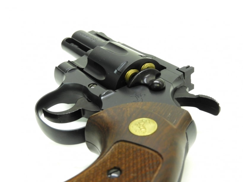 キャロムショット] コルトパイソン 357マグナム 木製グリップカスタム