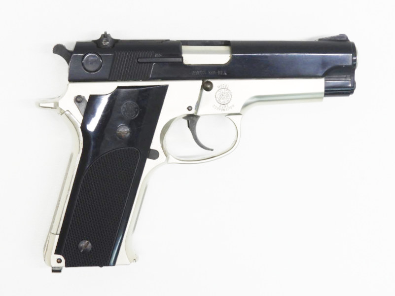 MGC] S&W M59 シルバーフレーム 組立キット組立済 発火モデルガン