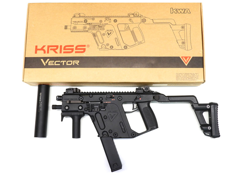 KWA] クリスベクター KRISS VECTOR ブラック ガスブローバックSMG