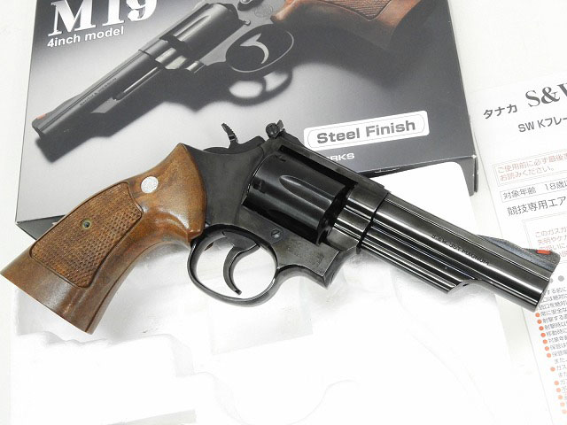 タナカ] S&W M19 4インチ スチールフィニッシュ (中古)の販売ページ