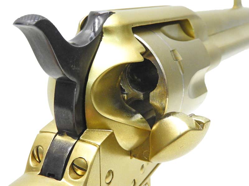 タナカ] コルト SAA シビリアン ゴールド 木製グリップ SMG金属モデル