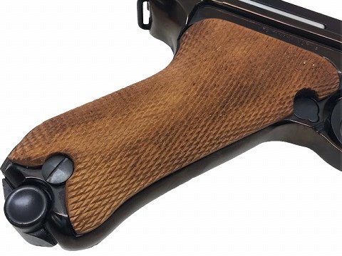 タナカ] ルガー P08 4インチ ミッドナイトゴールド 木製グリップ限定品