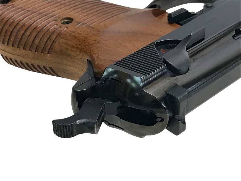 マルゼン] ワルサー P38 ABS ブラックメタル ガスブローバック 木製