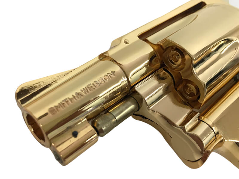 コクサイ] S&W M36 2インチ 24K GOLD MODEL No234 SMG 金属モデルガン