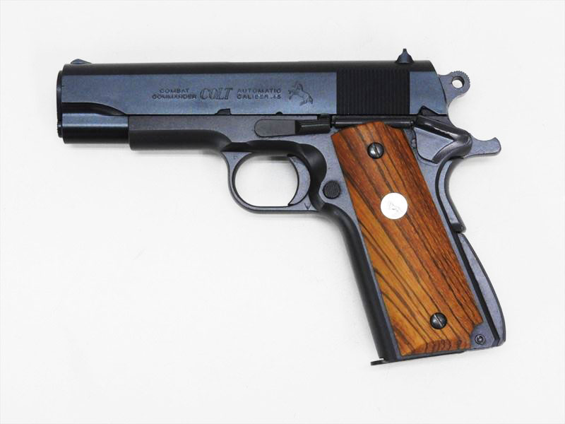 WA コルト コマンダー カーボンブラックHW ガスガン ブルーイング加工