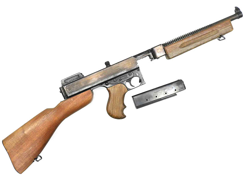 MGC] トンプソン M1921 ミリタリータイプ SMG 金属モデルガン 中期型