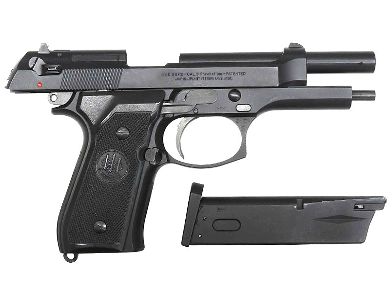 WA] ベレッタ M92FS カーボンブラックHW マグナブローバック ガスガン