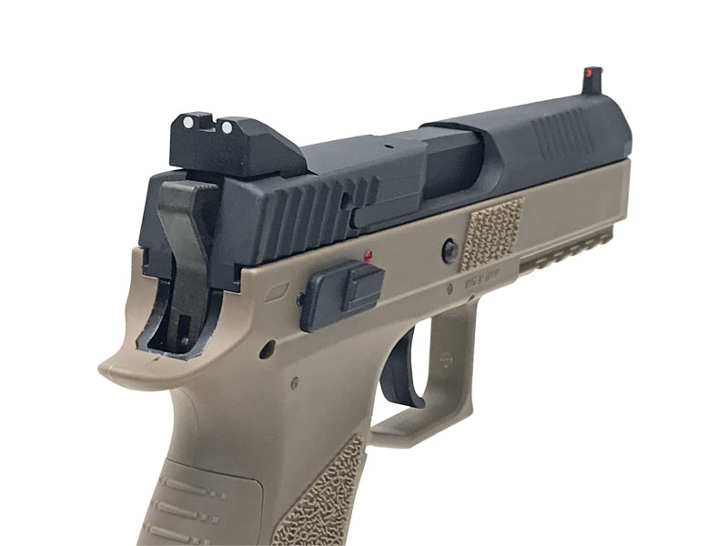 Carbon8] CZ P09 TAN タンカラーCO2 ガス ブローバック ガスガン 新型