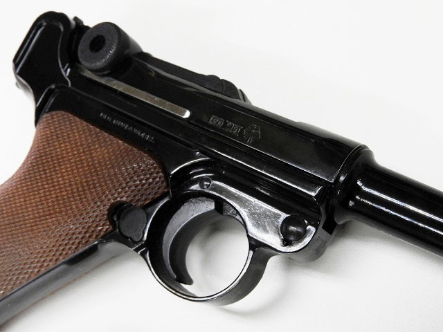 タナカ] ルガーP08 4インチ スチールフィニッシュ 樹脂グリップ (中古