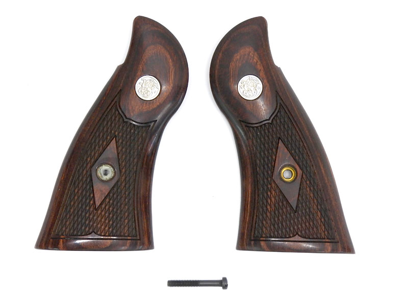 アルタモント] S&W Nフレーム用 木製グリップ スクエア/サービス