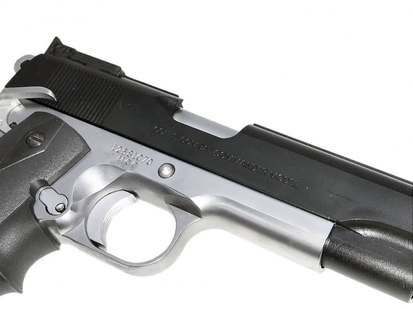 WA] コルト コンバットコマンダーカスタム フレームシルバー (未発火