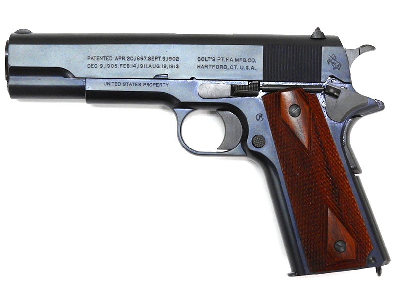 WA] コルト M1911 ワイルドバンチ/ガンブルー マグナブローバック 8丁