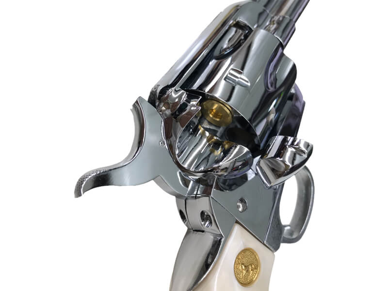 HWS] コルトSAA.45 シビリアン オールシルバー 発火モデルガン (未発火