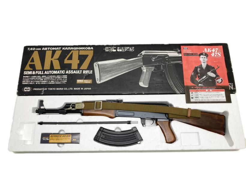 東京マルイ] AK47 スタンダード電動ガン 木製ストックカスタム (中古