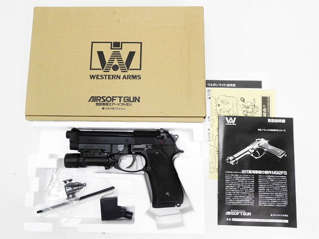 WA] ベレッタ M9A1 ウエポンライト・モデル ガスブローバック (中古)の
