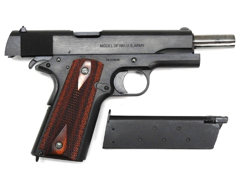 WA] コルト ガバメント M1911 ブラックアーミー マグナブローバック