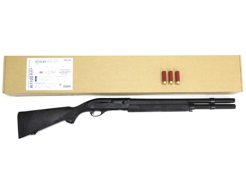 マルゼン] レミントン M1100 ブラックバージョン ライブカートガス