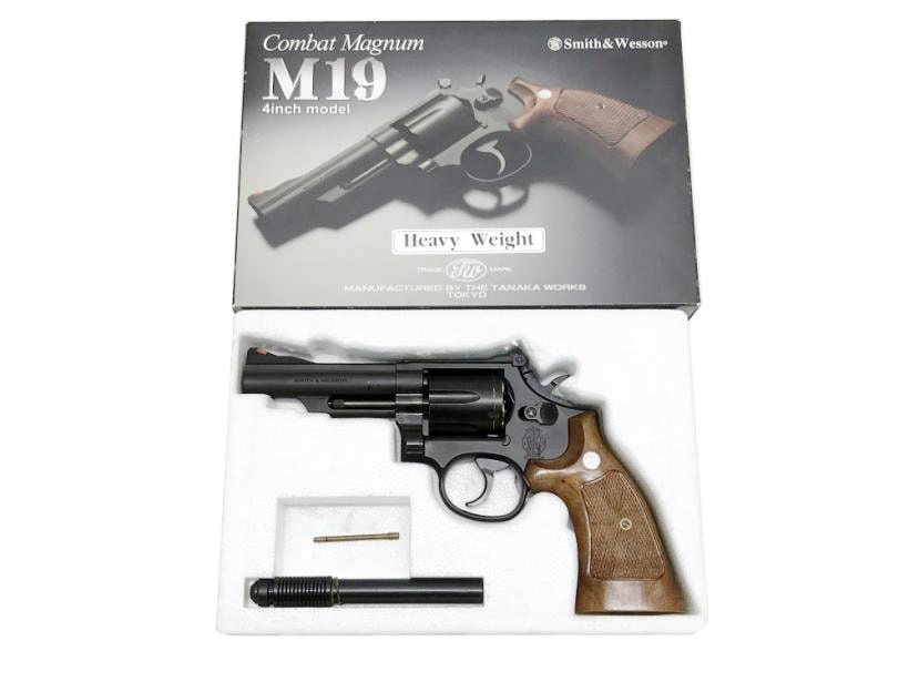 タナカ] S&W M19 4インチ HW ガスガン 旧パッケージ ペガサス ガス