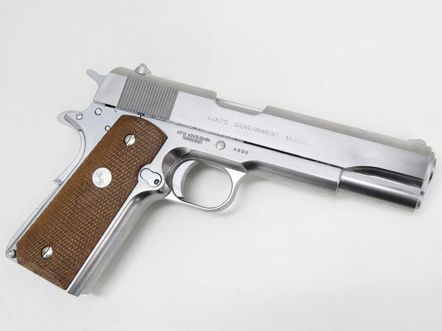 マルシン] コルトガバメント MKIV ガスオペレーションタイプ シルバー