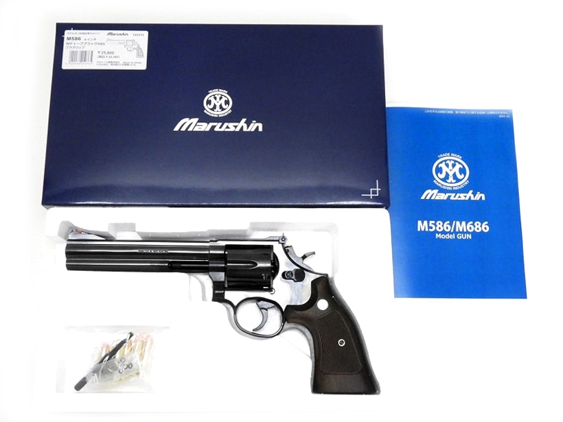 マルシン] S&W M586 .357マグナム 6インチ プラスチックグリップ W